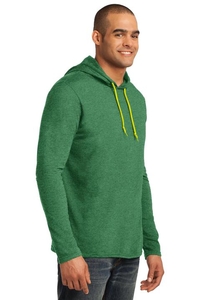 987 - Anvil 100% Combed Ring Spun Cotton Long Sleeve Hooded T Shirt