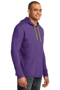 987 - Anvil 100% Combed Ring Spun Cotton Long Sleeve Hooded T Shirt