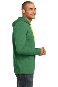 987 - Anvil 100% Combed Ring Spun Cotton Long Sleeve Hooded T Shirt