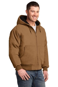 CSJ41 - CornerStone Washed Duck Cloth Insulated Hooded Work Jacket