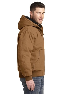 CSJ41 - CornerStone Washed Duck Cloth Insulated Hooded Work Jacket