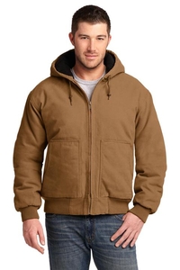 CSJ41 - CornerStone Washed Duck Cloth Insulated Hooded Work Jacket