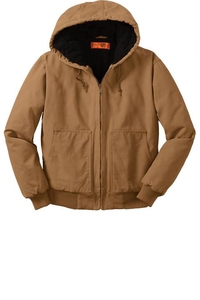CSJ41 - CornerStone Washed Duck Cloth Insulated Hooded Work Jacket