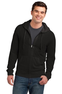 DT1100 - District Young Mens Jersey Full-Zip Hoodie