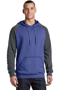 DT196 - District Young Mens Lightweight Fleece Raglan Hoodie.  DT196