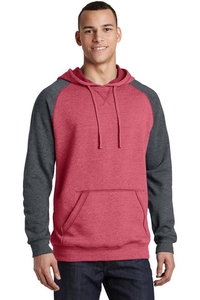 DT196 - District Young Mens Lightweight Fleece Raglan Hoodie.  DT196