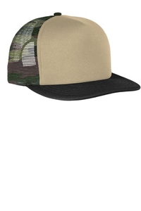 DT624 - District - Flat Bill Snapback Trucker Cap