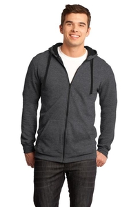 DT800 - District - Young Mens The Concert Fleece Full-Zip Hoodie