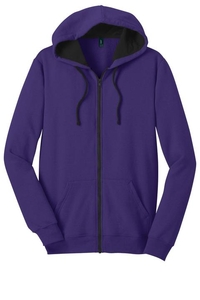 DT800 - District - Young Mens The Concert Fleece Full-Zip Hoodie