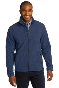 EB532 - Eddie Bauer Shaded Crosshatch Soft Shell Jacket