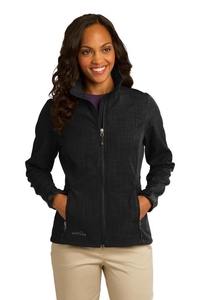 EB533 - Eddie Bauer Ladies Shaded Crosshatch Soft Shell Jacket