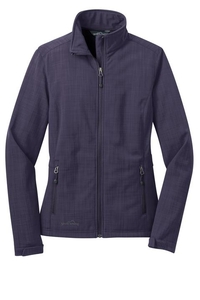 EB533 - Eddie Bauer Ladies Shaded Crosshatch Soft Shell Jacket