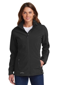 EB537 - Eddie Bauer Ladies Hooded Soft Shell Parka