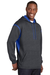 F246 - Sport-Tek Tech Fleece Colorblock Hooded Sweatshirt