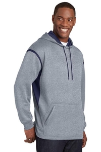 F246 - Sport-Tek Tech Fleece Colorblock Hooded Sweatshirt