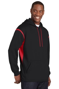 F246 - Sport-Tek Tech Fleece Colorblock Hooded Sweatshirt