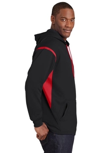 F246 - Sport-Tek Tech Fleece Colorblock Hooded Sweatshirt