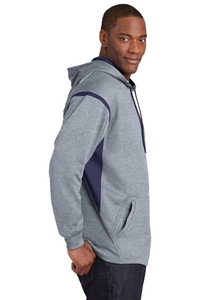 F246 - Sport-Tek Tech Fleece Colorblock Hooded Sweatshirt