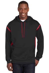 F246 - Sport-Tek Tech Fleece Colorblock Hooded Sweatshirt