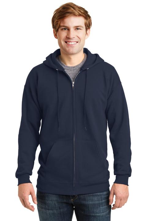 F283 - Hanes Ultimate Cotton - Full-Zip Hooded Sweatshirt. F283