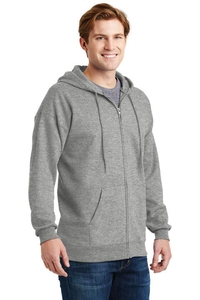 F283 - Hanes Ultimate Cotton - Full-Zip Hooded Sweatshirt.  F283