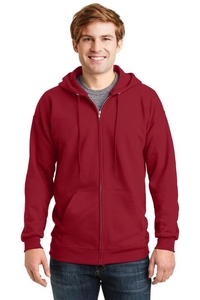 F283 - Hanes Ultimate Cotton - Full-Zip Hooded Sweatshirt.  F283