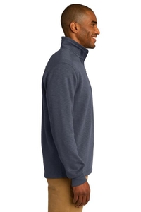 F295 - Port Authority Slub Fleece 1/4-Zip Pullover
