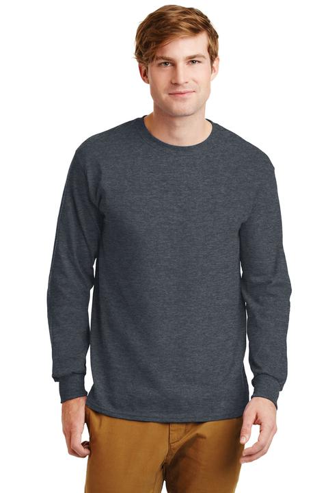 G2400 - Gildan - Ultra Cotton 100% Cotton Long Sleeve T-Shirt.  G2400