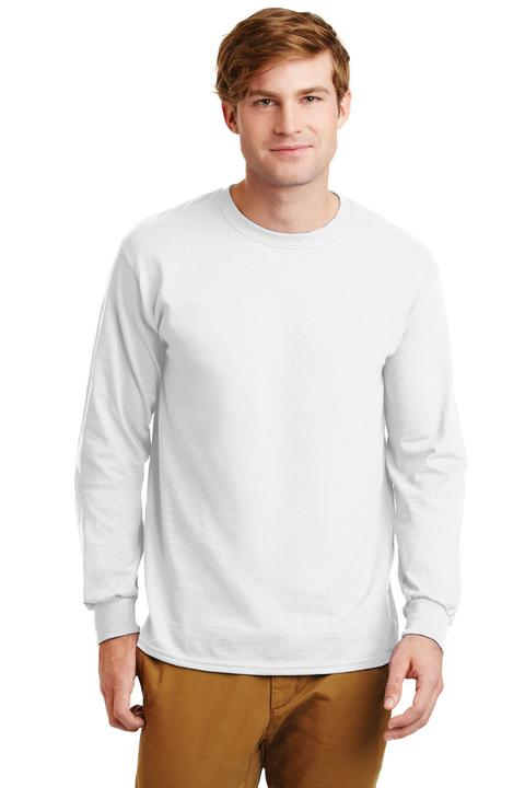 G2400 - Gildan - Ultra Cotton 100% Cotton Long Sleeve T-Shirt.  G2400