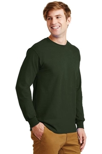 G2400 - Gildan - Ultra Cotton 100% Cotton Long Sleeve T-Shirt. G2400