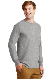 G2400 - Gildan - Ultra Cotton 100% Cotton Long Sleeve T-Shirt.  G2400