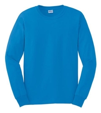 G2400 - Gildan - Ultra Cotton 100% Cotton Long Sleeve T-Shirt.  G2400