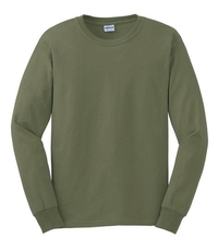 G2400 - Gildan - Ultra Cotton 100% Cotton Long Sleeve T-Shirt.  G2400