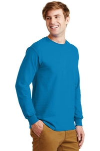G2400 - Gildan - Ultra Cotton 100% Cotton Long Sleeve T-Shirt.  G2400