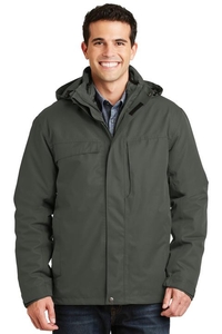 J302 - Port Authority Herringbone 3-in-1 Parka