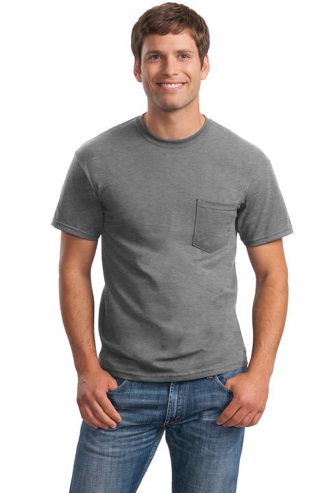 2300 - Gildan - Ultra Cotton 100% Cotton T-Shirt with Pocket.  2300