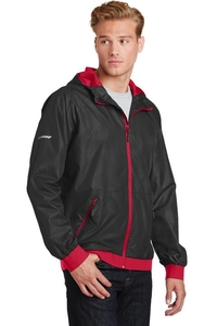 JST53 - Sport-Tek Embossed Hooded Wind Jacket