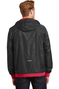 JST53 - Sport-Tek Embossed Hooded Wind Jacket