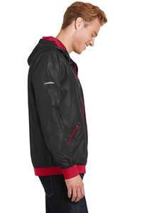 JST53 - Sport-Tek Embossed Hooded Wind Jacket