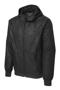 JST53 - Sport-Tek Embossed Hooded Wind Jacket