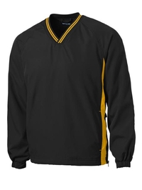 JST62 - Sport-Tek Tipped V-Neck Raglan Wind Shirt