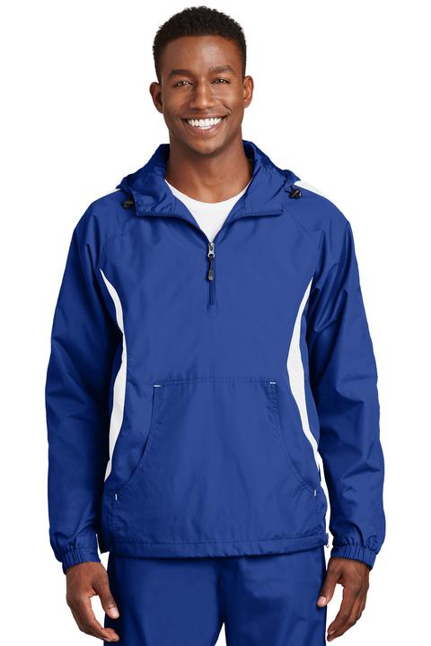 JST63 - Sport-Tek Colorblock Raglan Anorak