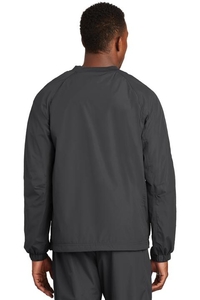 JST72 - Sport-Tek V-Neck Raglan Wind Shirt