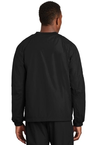 JST72 - Sport-Tek V-Neck Raglan Wind Shirt