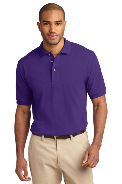K420 - Port Authority Heavyweight Cotton Pique Polo. K420