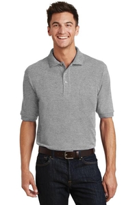 K420P - Port Authority Heavyweight Cotton Pique Polo with Pocket.  K420P