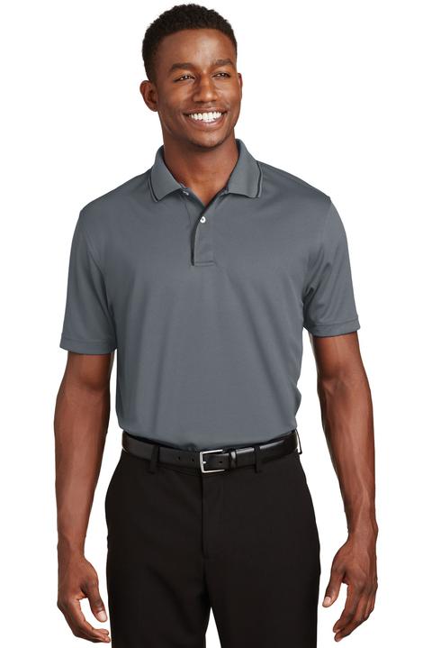 K467 - Sport-Tek Dri-Mesh Polo with Tipped Collar and Piping.  K467