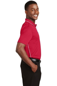 K467 - Sport-Tek Dri-Mesh Polo with Tipped Collar and Piping.  K467