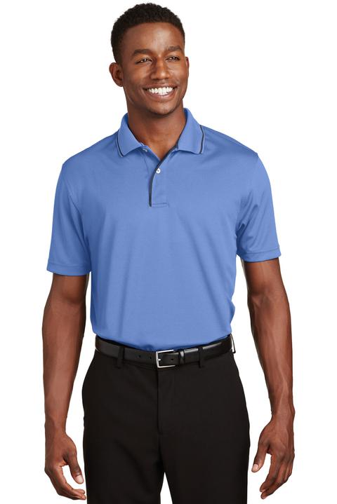 K467 - Sport-Tek Dri-Mesh Polo with Tipped Collar and Piping.  K467