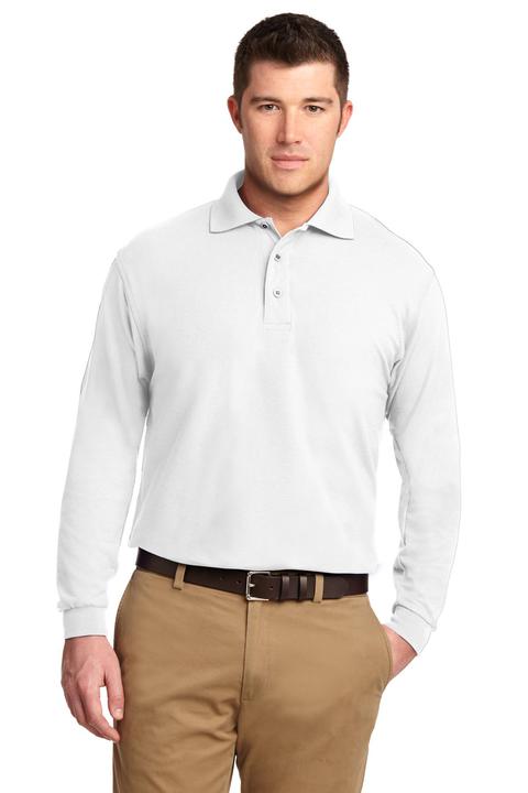 K500LS - Port Authority Silk Touch Long Sleeve Polo. K500LS